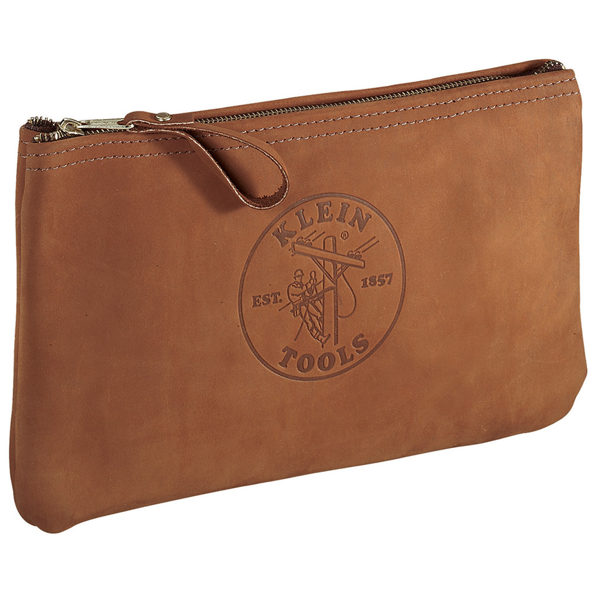 Zipper Bag, Top-Grain Leather Tool Pouch, 12-1/2-Inch, Model# 5139L